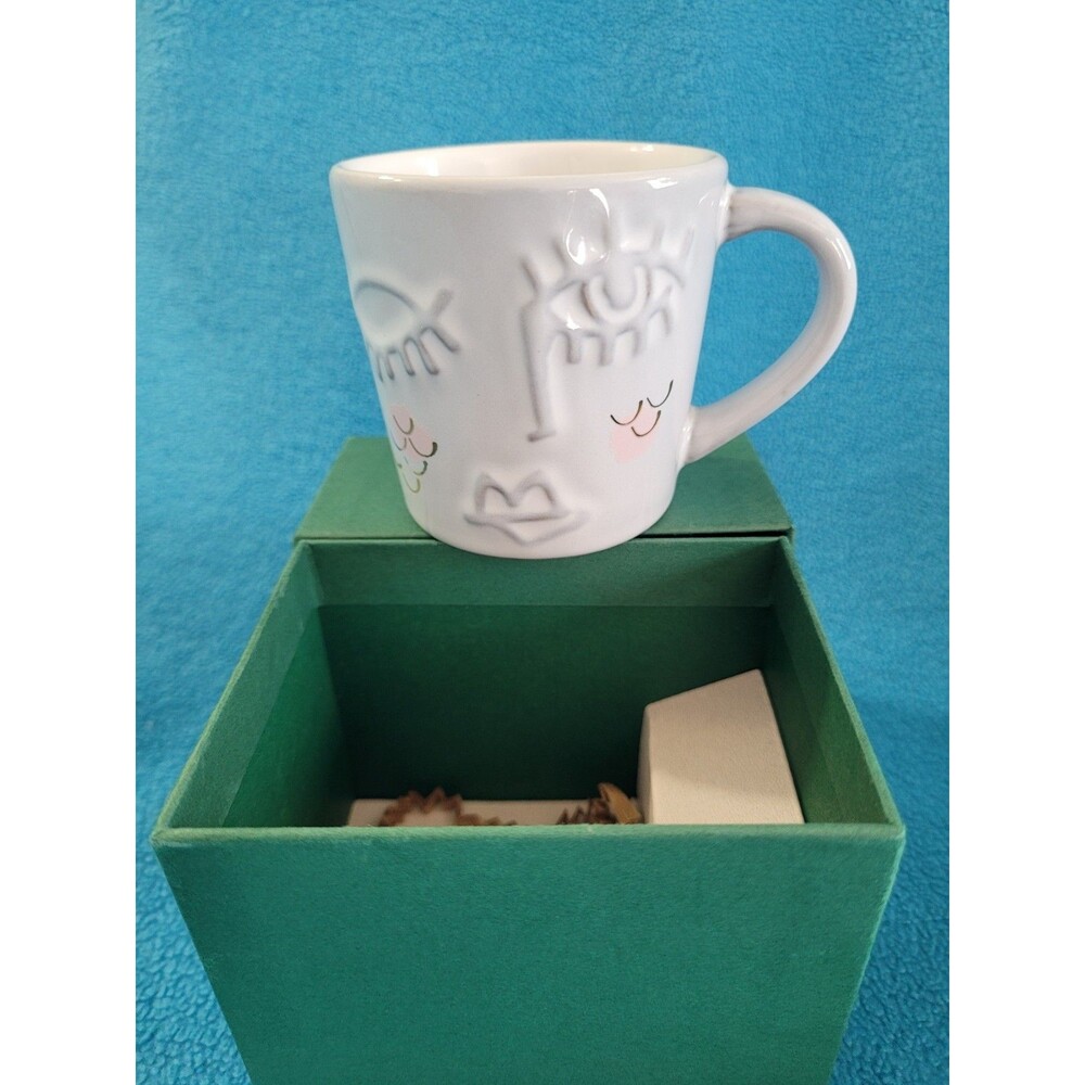 Starbucks 2016 Demitasse 3oz Coffee Espresso Mug Winking Siren Mermaid NIB